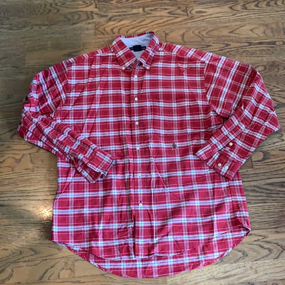 Vintage Tommy Hilfiger Oxford Red Shirt L